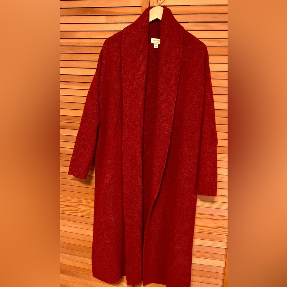 Women's Knit Long-Sleeve Duster Robe